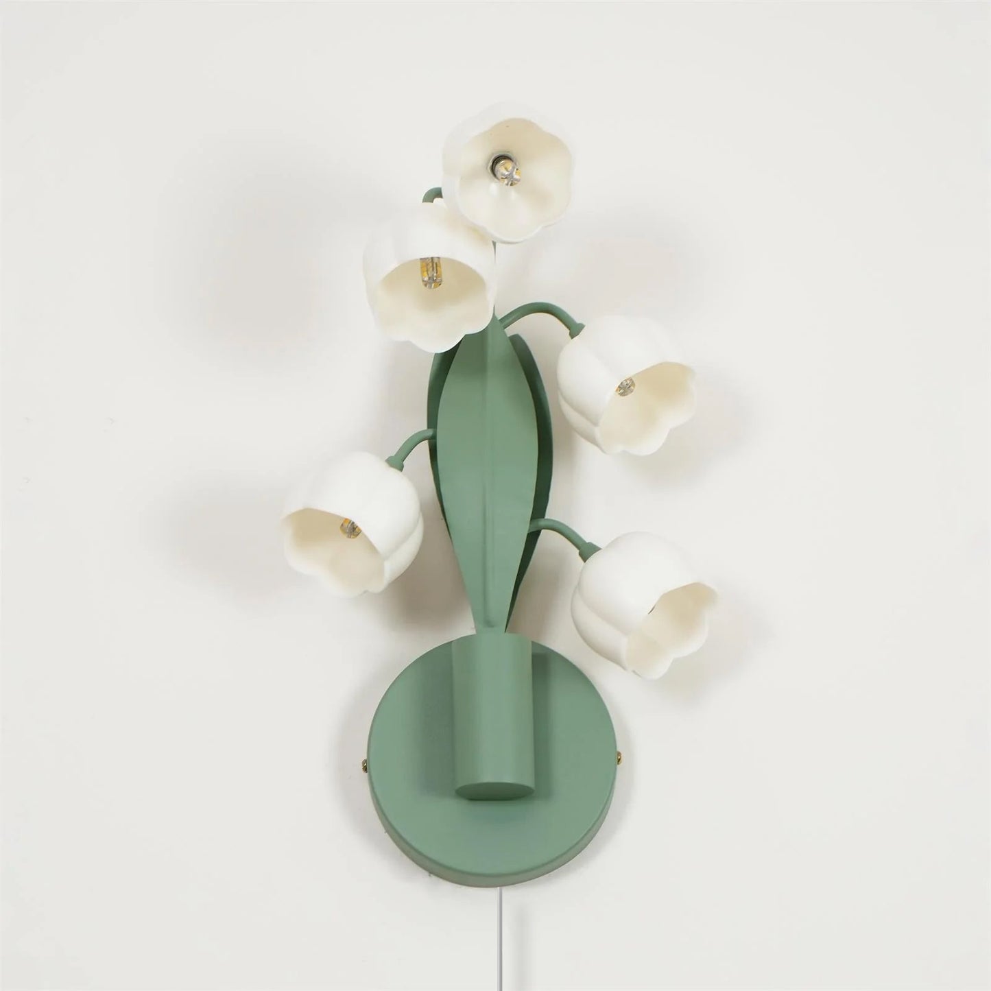 Bell Orchid Plug In Wall Lamp
