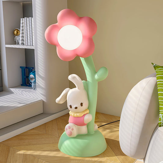 Bunny & Flower Floor Lamp