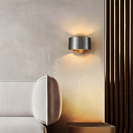 Brass Drum Wall Lamp