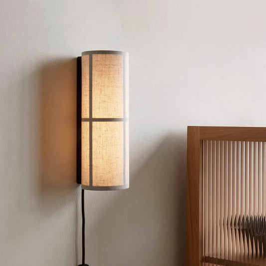 Cylinder Fabric Wall Lamp