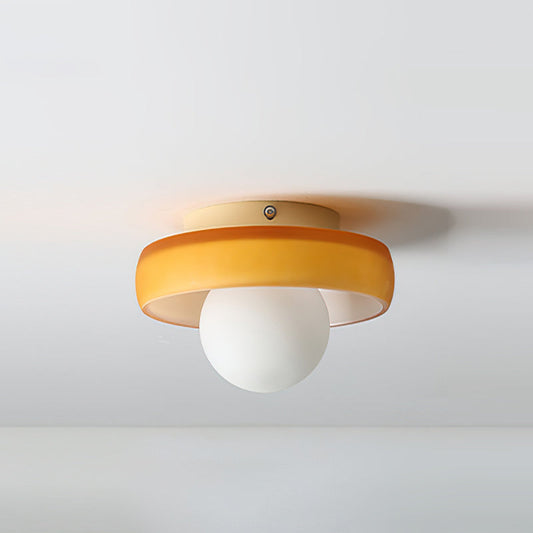 Disc Orb Ceiling Light