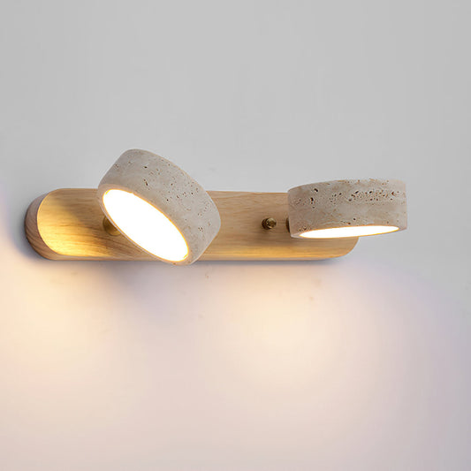 Elias Travertine Wall Lamp