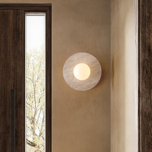 Elira Travertine Wall Lamp