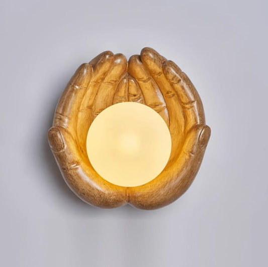 Holding Hands Wall Lamp