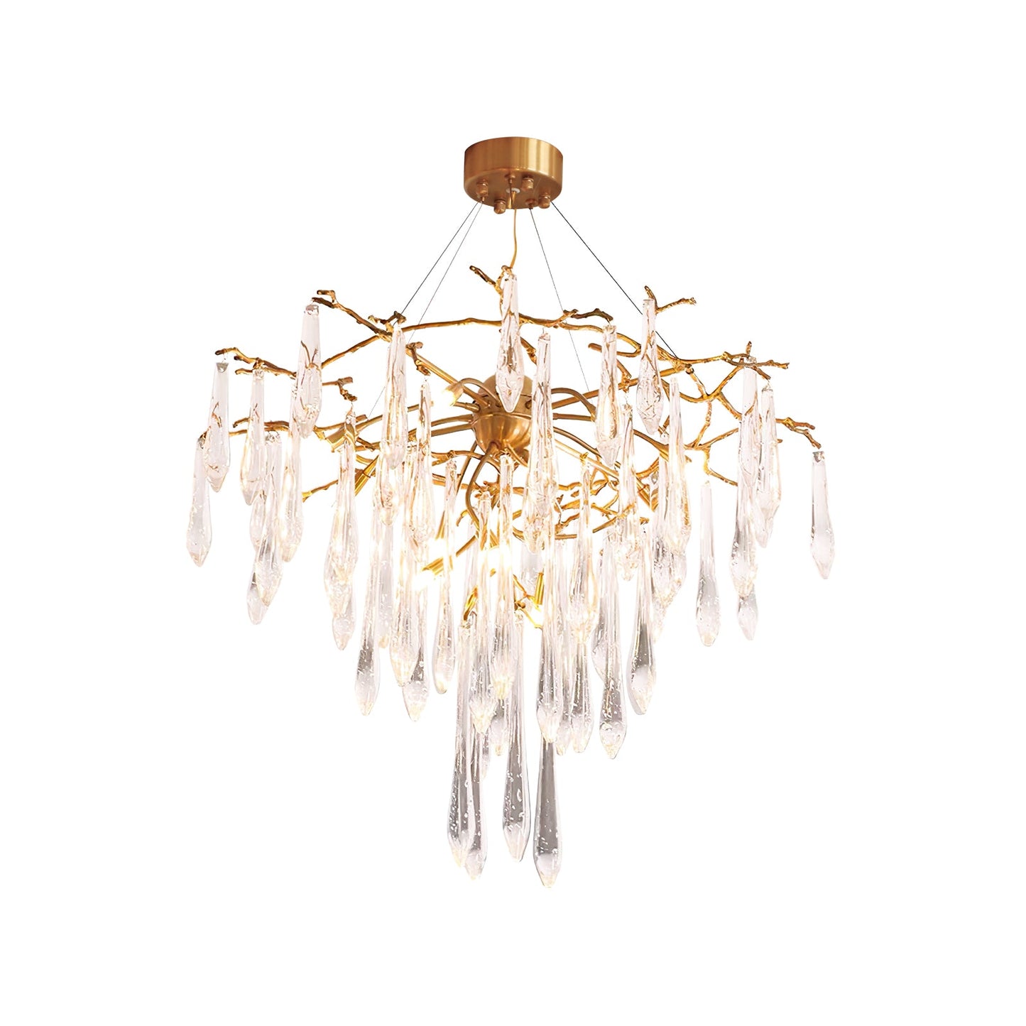 Icicle Crystal Chandelier