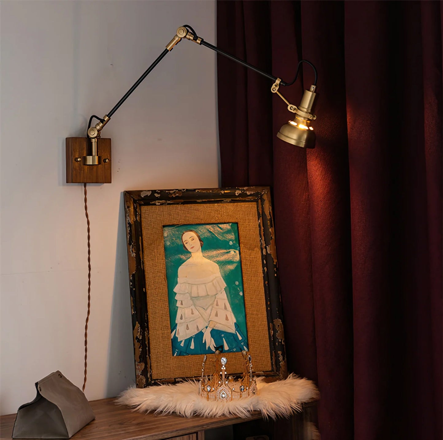 Kane Swing Plug In Wall Lamp