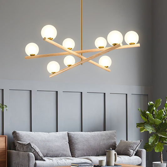 Line Ball Chandelier