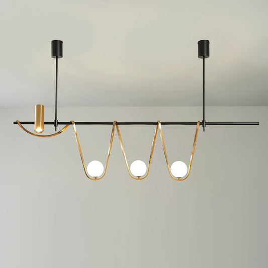 Linear Island Chandelier