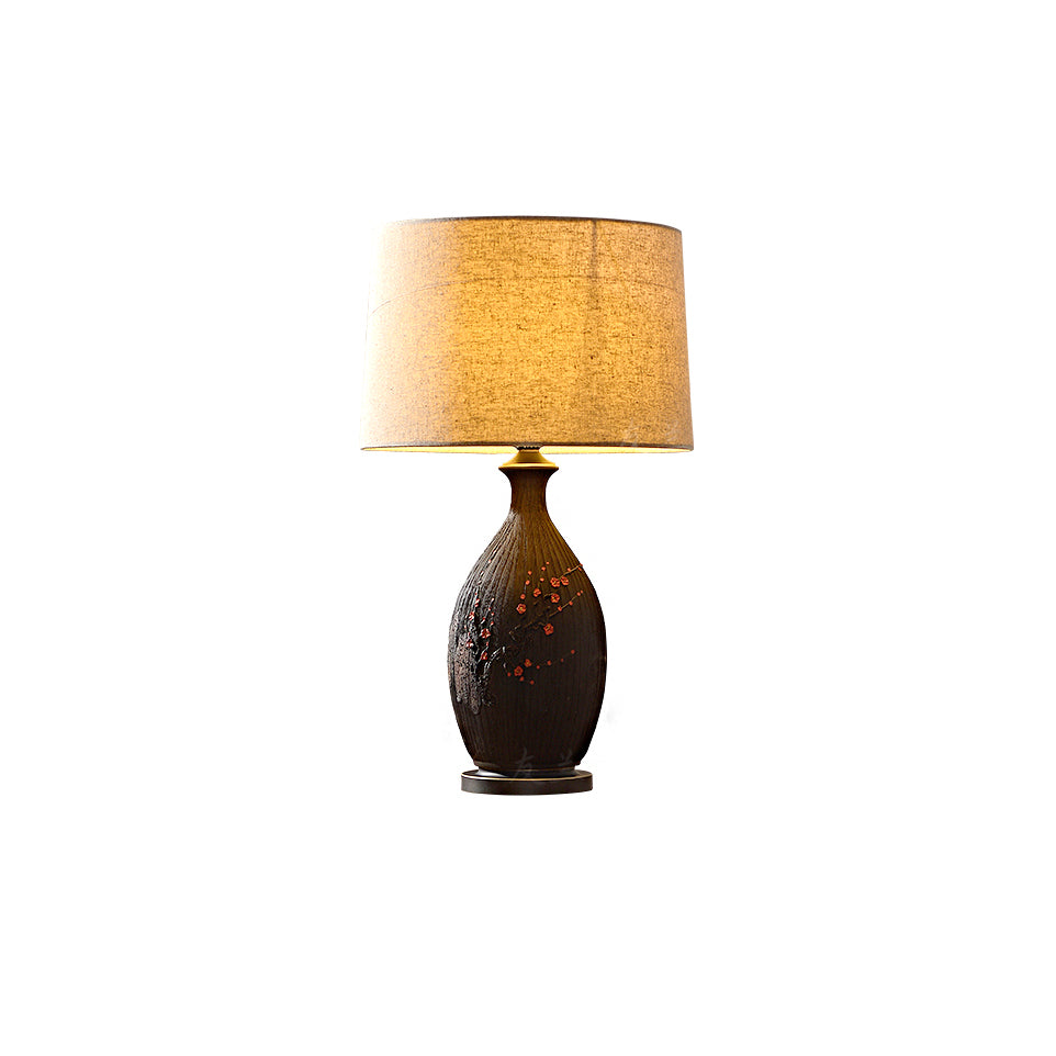 Plum Ceramic Table Lamp