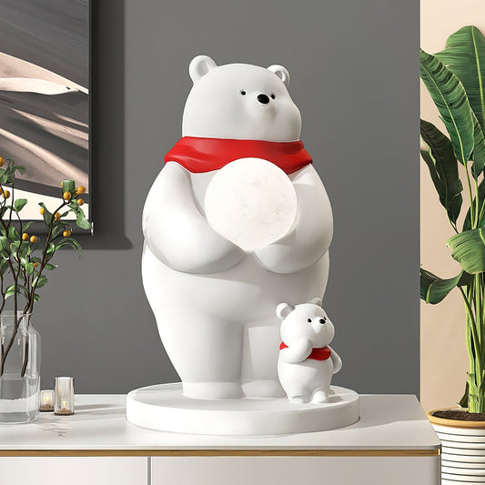 Polar Bears Table Lamp