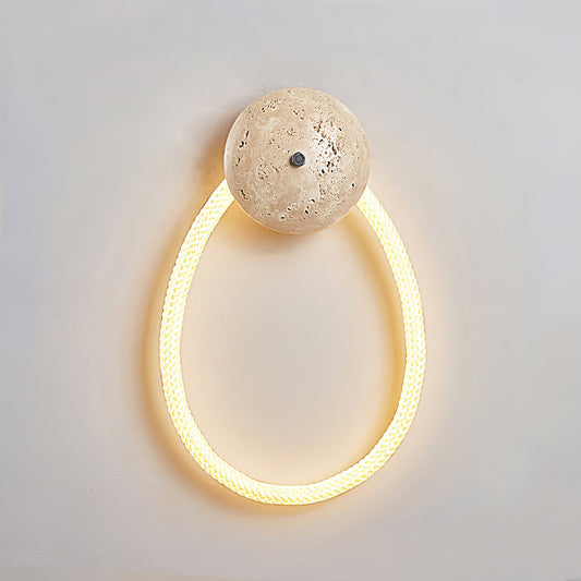 Rigel Travertine Wall Lamp