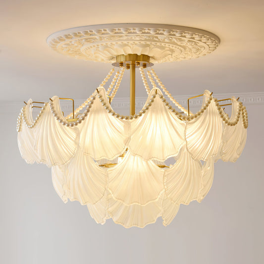 Scallop Shell Chandelier
