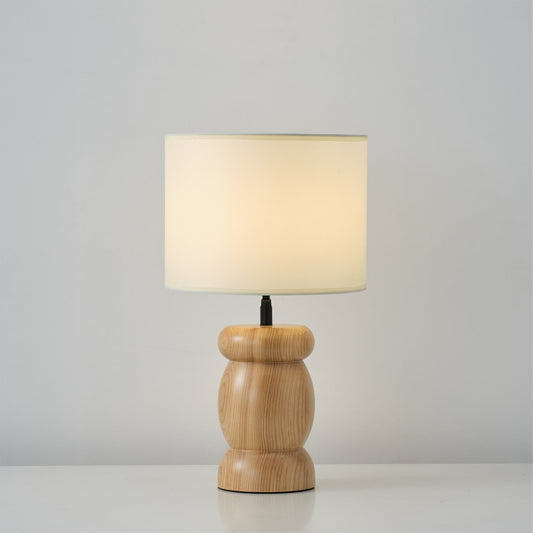 Pebble Wood Table Lamp