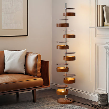 Cylindrical Flow Floor Lamp