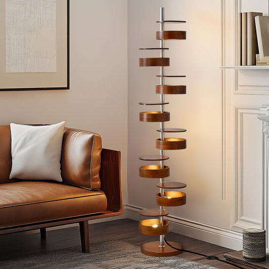 Cylindrical Flow Floor Lamp