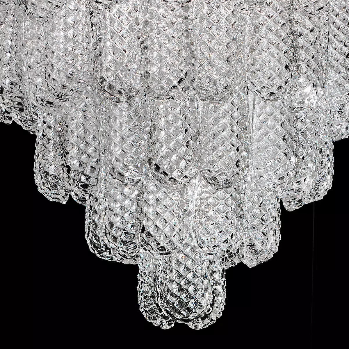 Waffle Chandelier