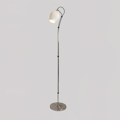 Ceramic Ribbed Floor Lamp