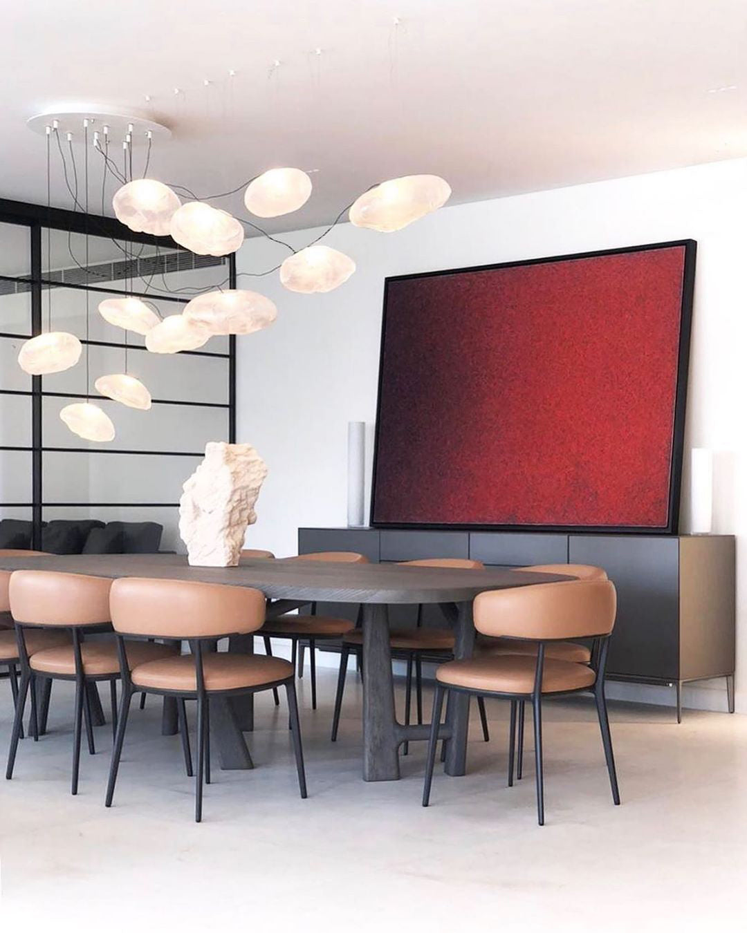 Random 73 Glass Pendant Light