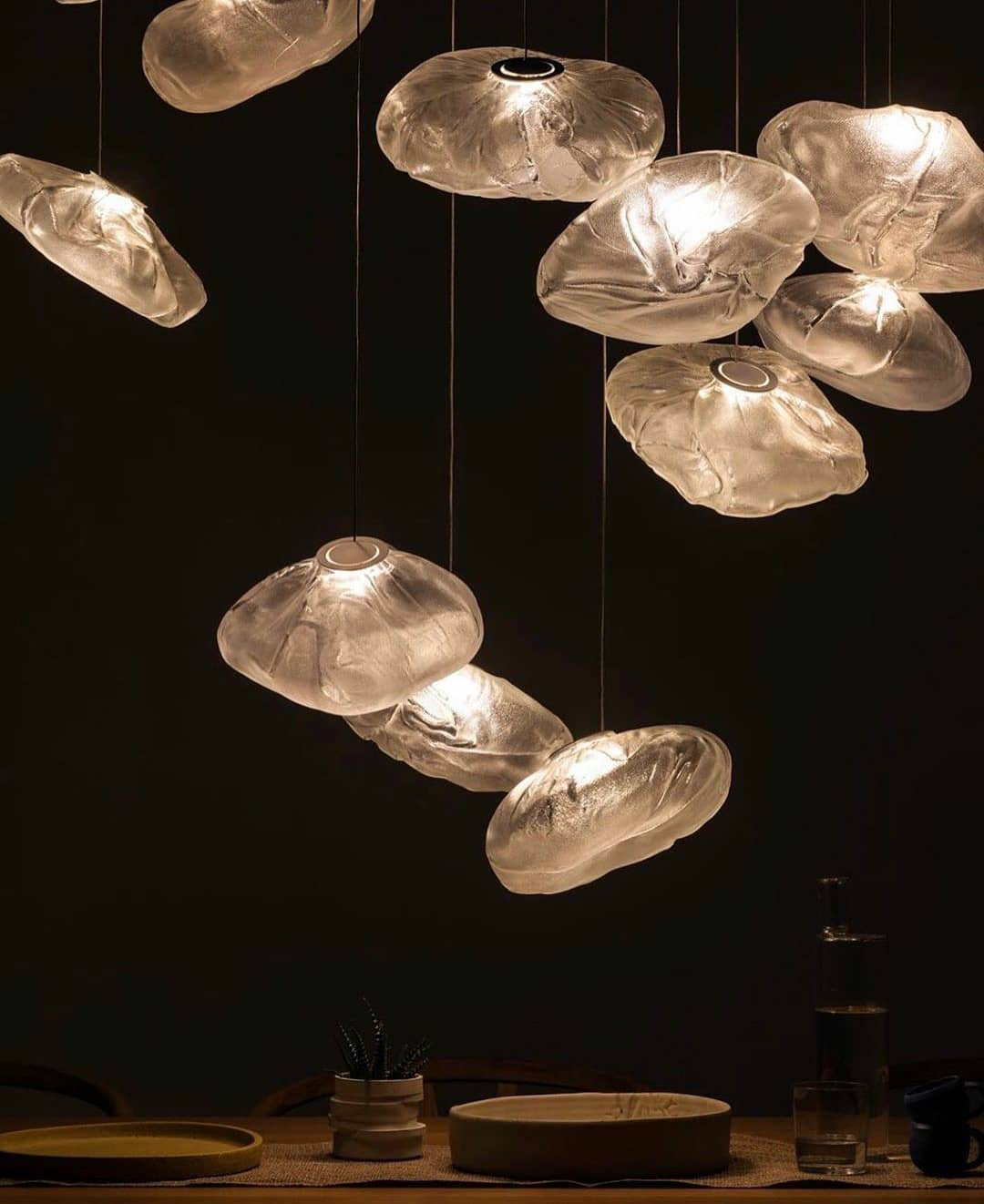 Random 73 Glass Pendant Light