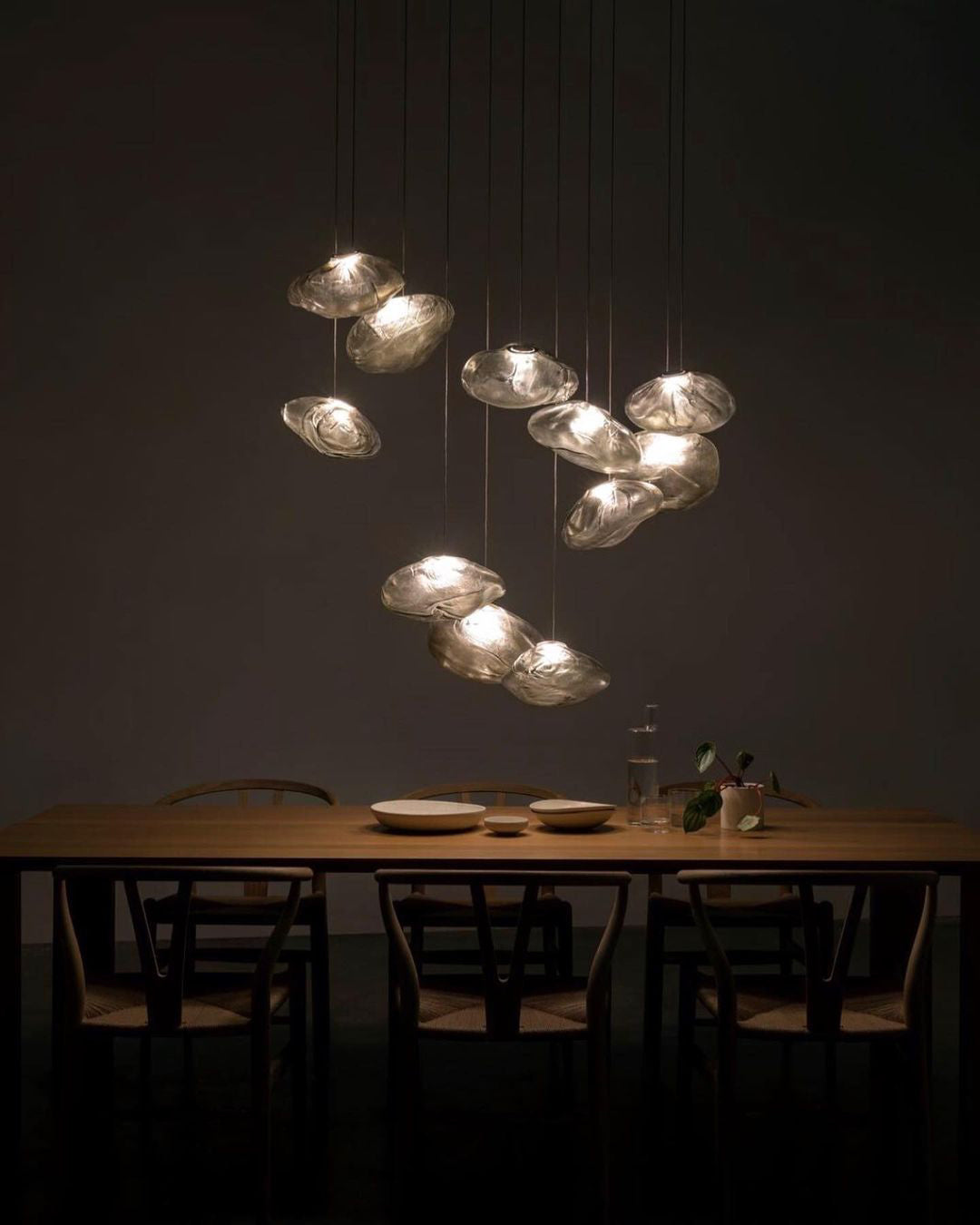 Random 73 Glass Pendant Light