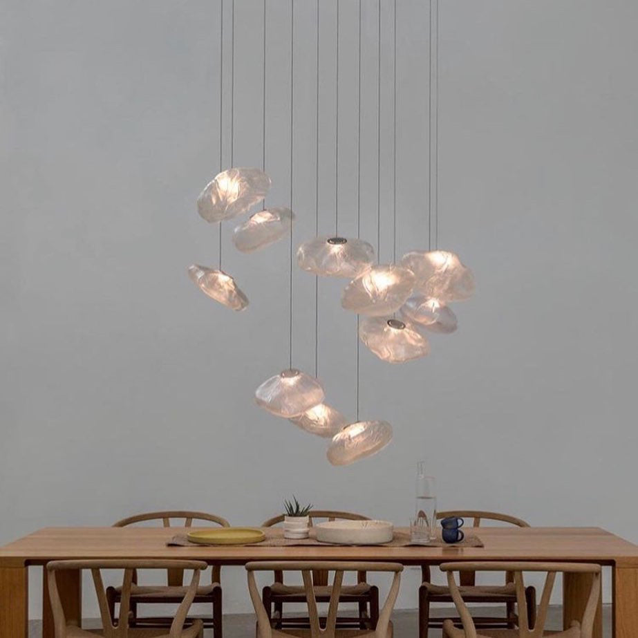 Random 73 Glass Pendant Light