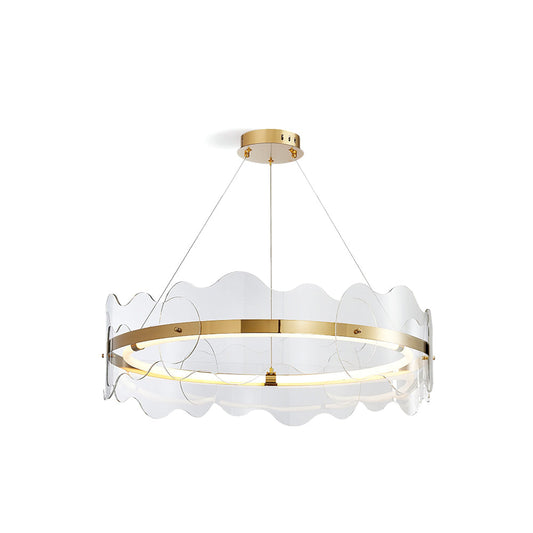 Acrylic Wave Chandelier