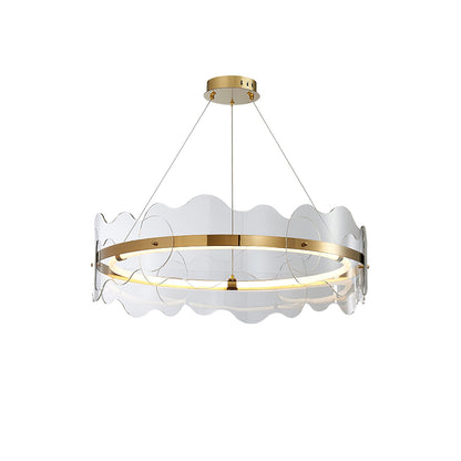 Acrylic Wave Chandelier