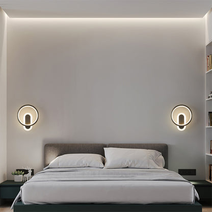 Round Brass Wall Lamp