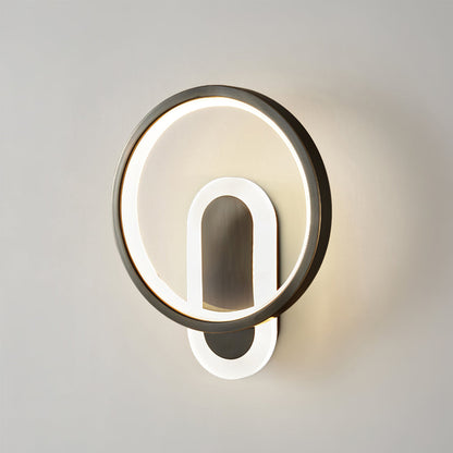 Round Brass Wall Lamp