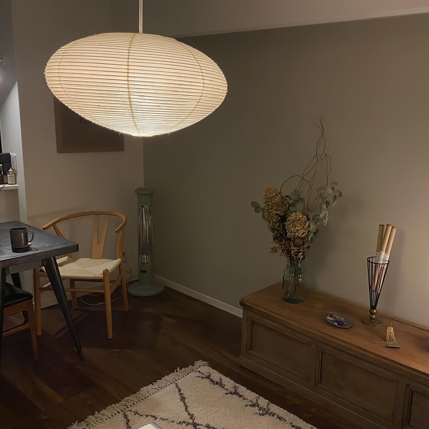 Rice Paper Pendant Light