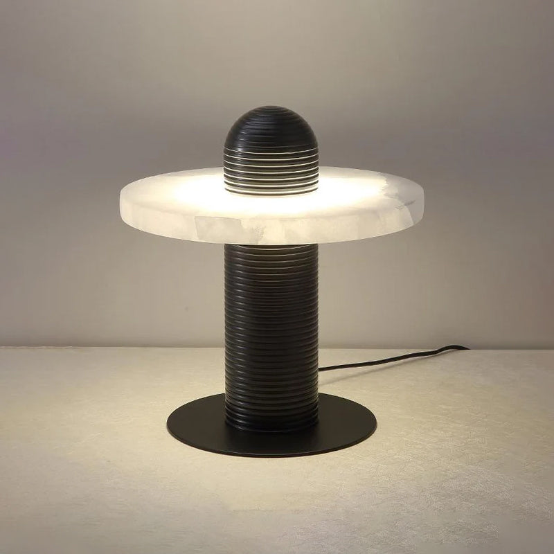 Alabaster Planes Table Lamp