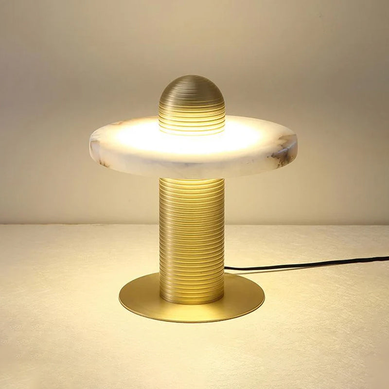 Alabaster Planes Table Lamp