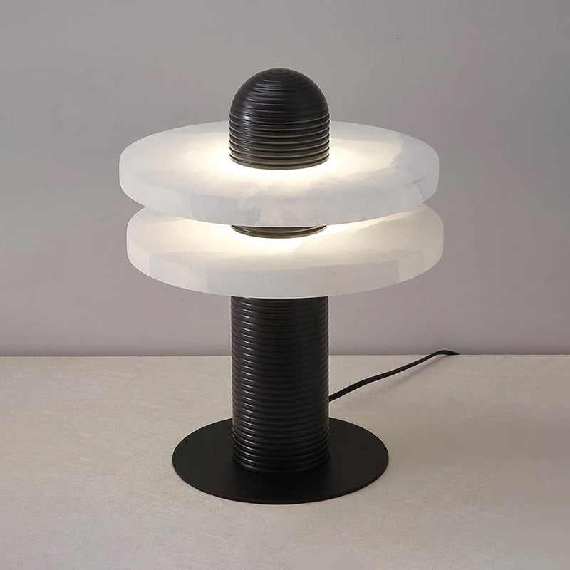 Alabaster Planes Table Lamp