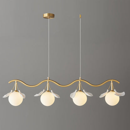 Allanie Gingko Long Chandelier