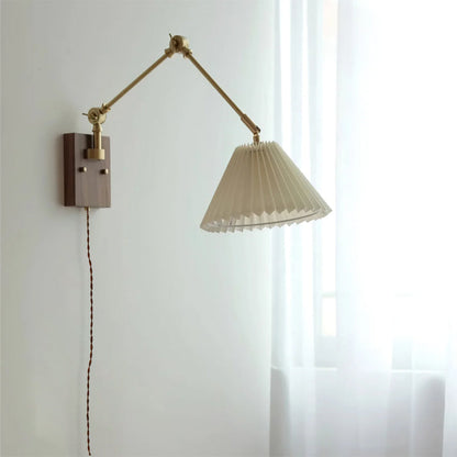 Angeline Swing Arm Plug In Wall Lamp