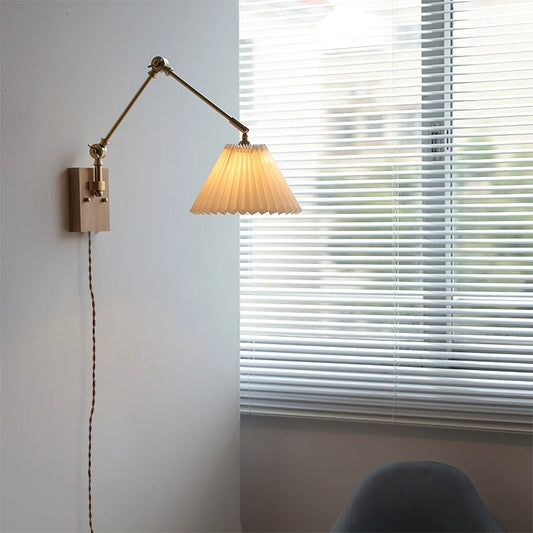 Angeline Swing Arm Plug In Wall Lamp