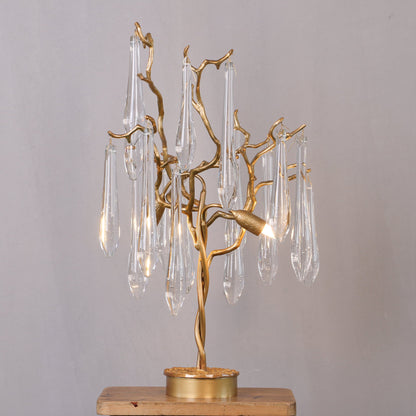 Aqua Willow Table Lamp