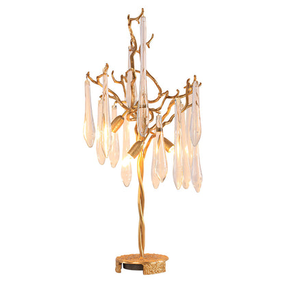 Aqua Willow Table Lamp
