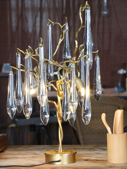 Aqua Willow Table Lamp