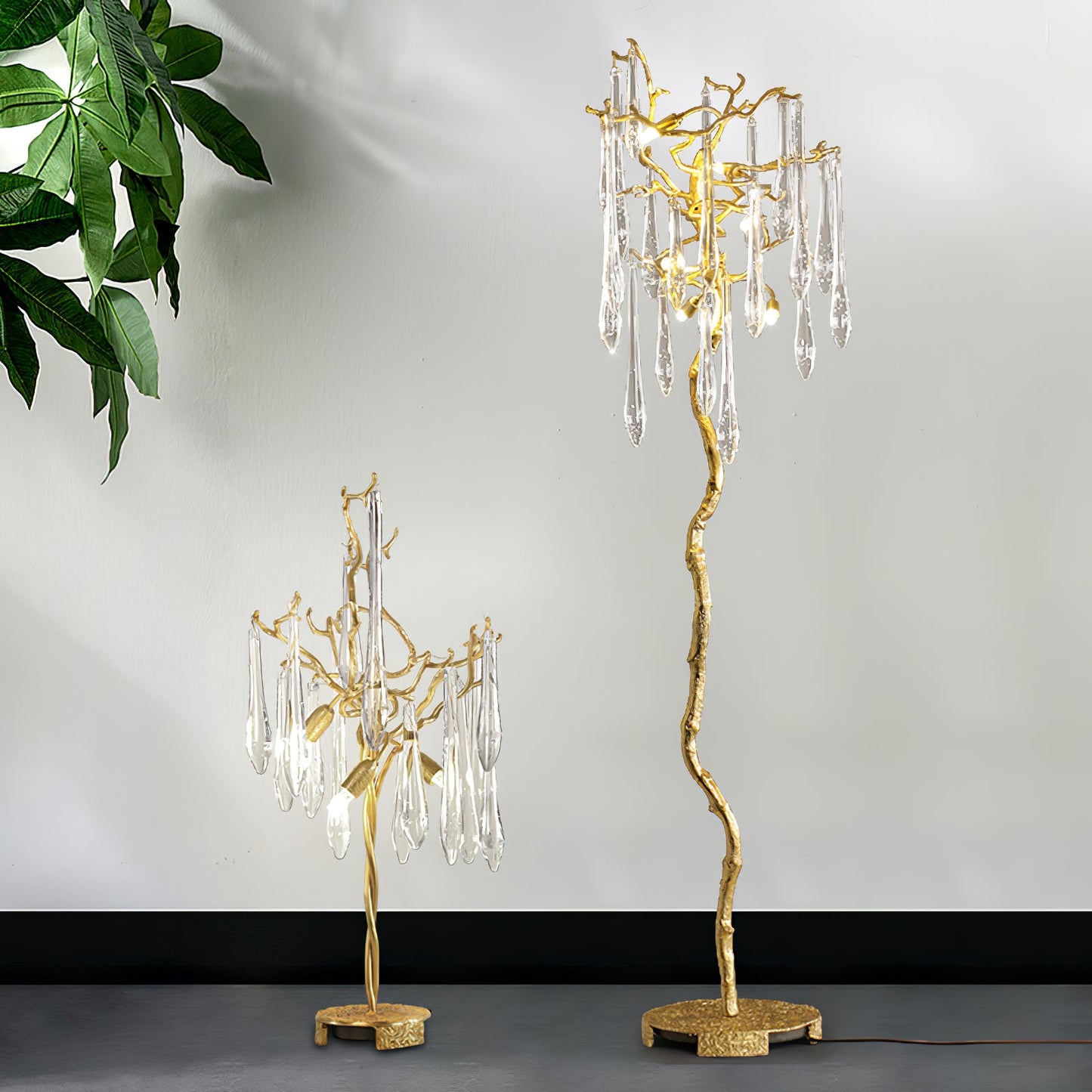 Aqua Willow Table Lamp
