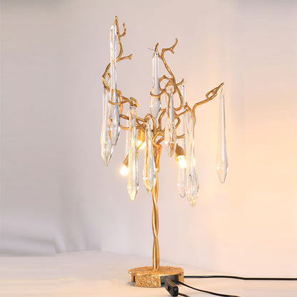 Aqua Willow Table Lamp