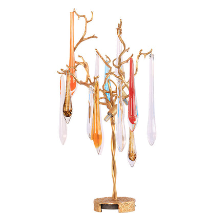 Aqua Willow Table Lamp