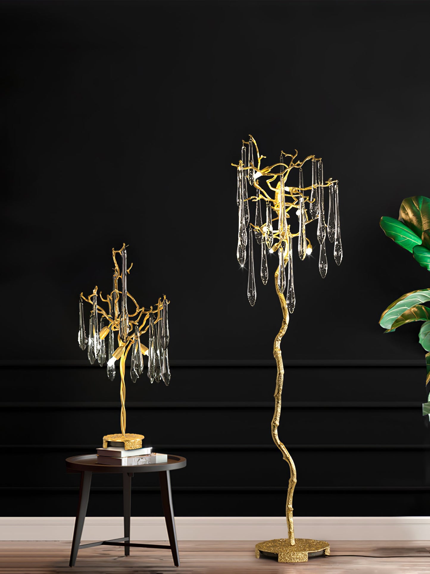 Aqua Willow Table Lamp