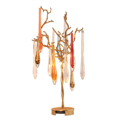 Aqua Willow Table Lamp