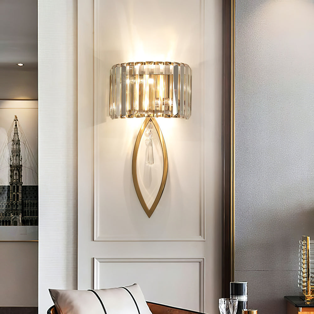 Arc Prismatic Crystal Wall Lamp