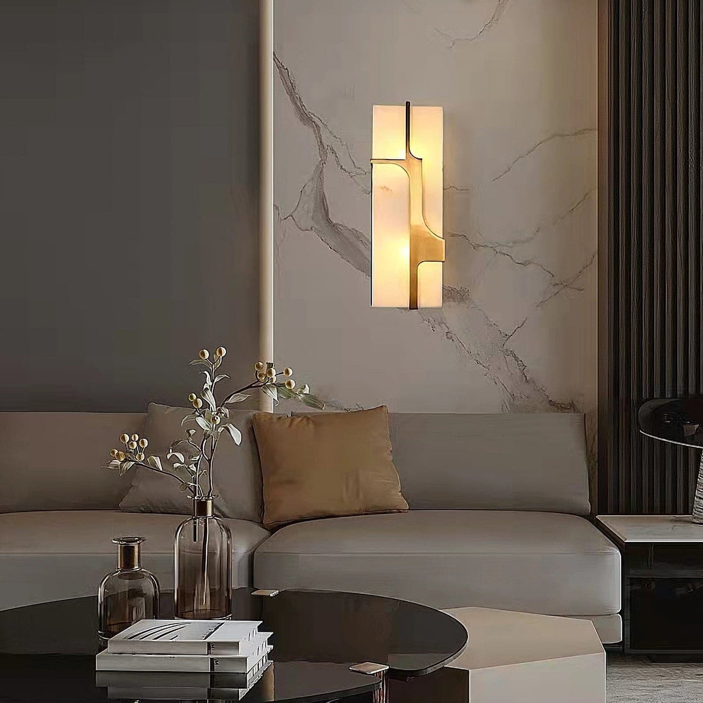 Ariel Alabaster Wall Lamp