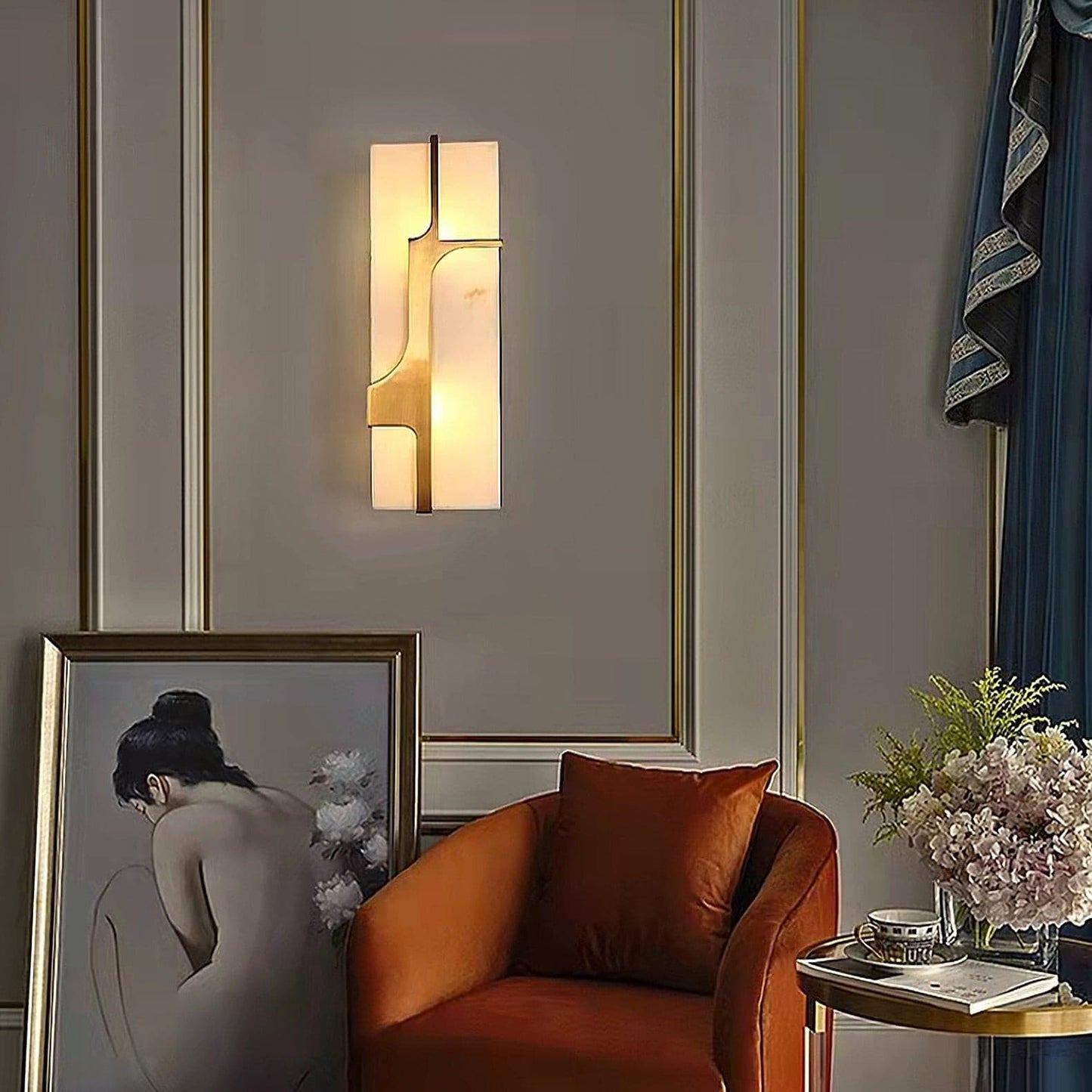 Ariel Alabaster Wall Lamp