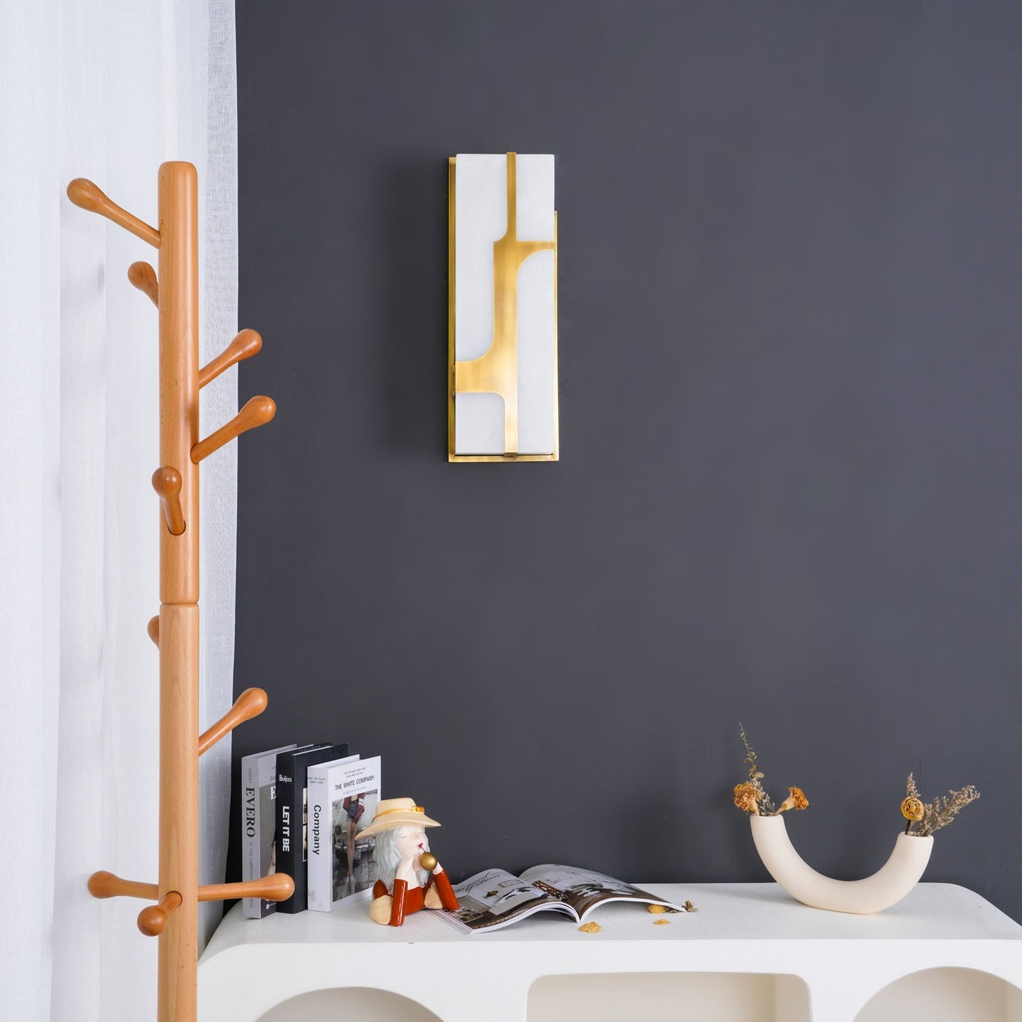 Ariel Alabaster Wall Lamp