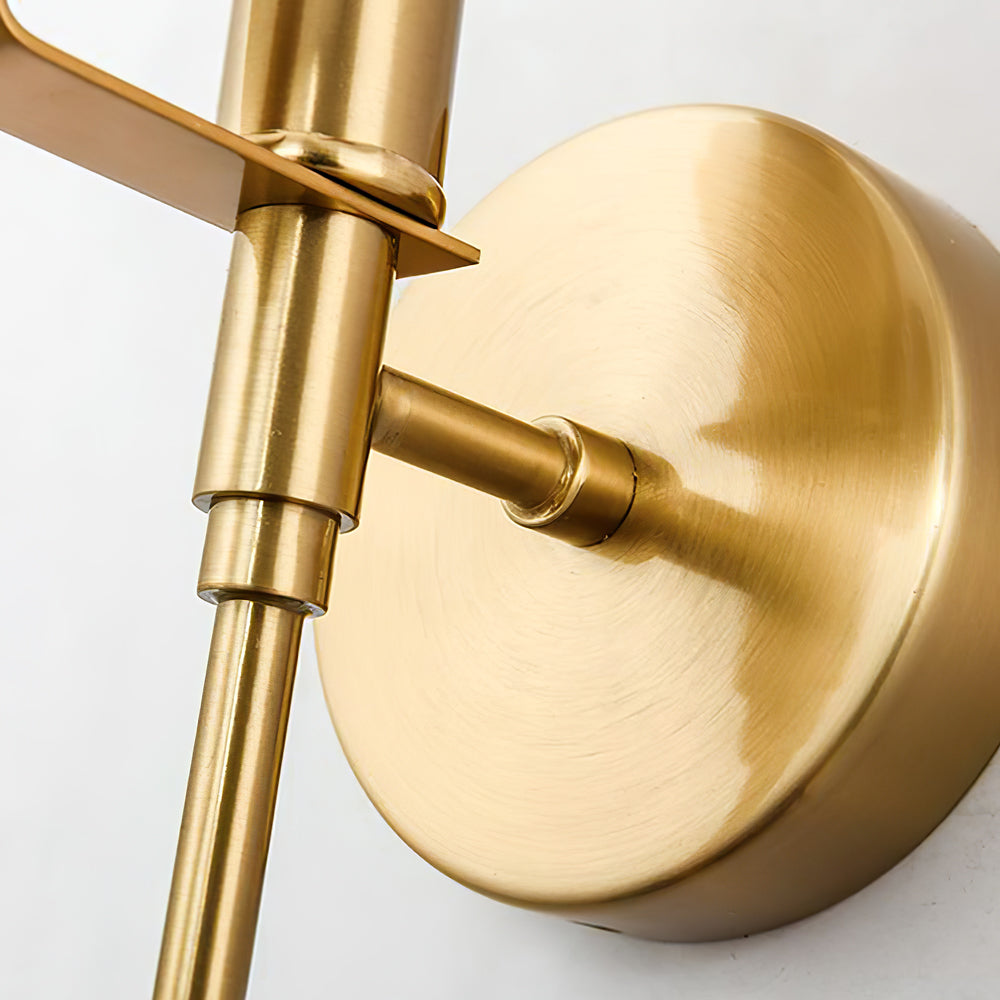 Ava Alabaster Brass Wall Lamp