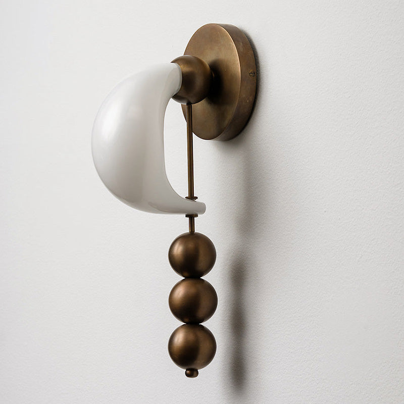 Bent Glass Wall Light